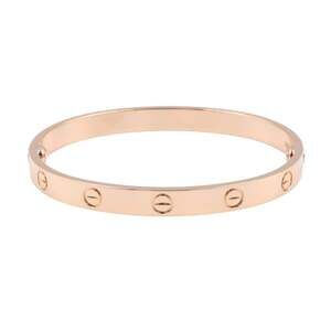 Cartier Love Bracelet, 18K Pink Gold, Women's
